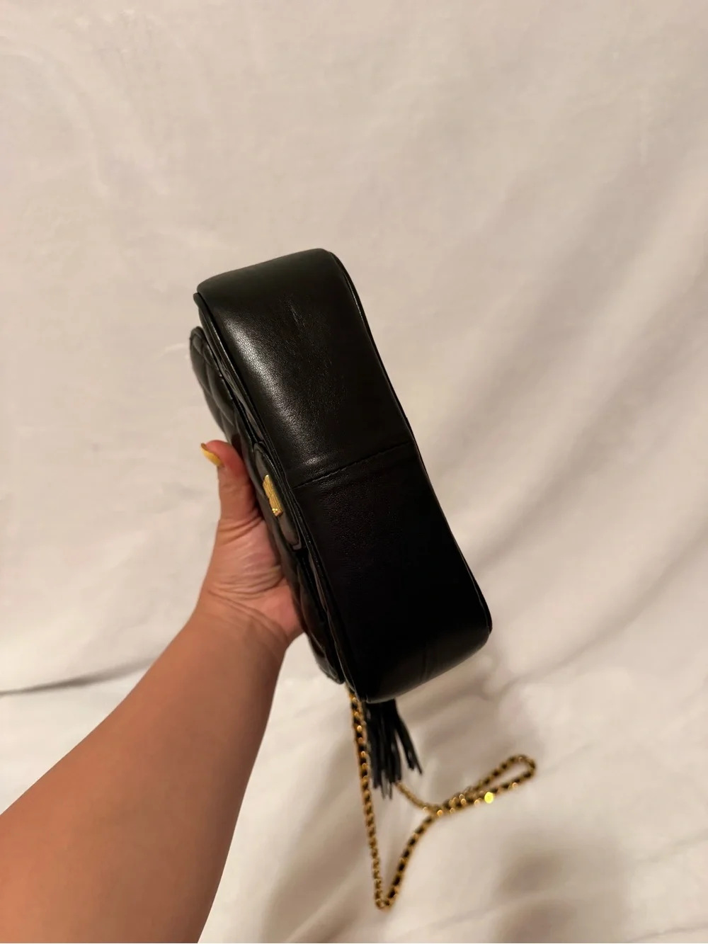 Vintage Givenchy 4G Matelasse Quilted Leather Tassel Chain Bag